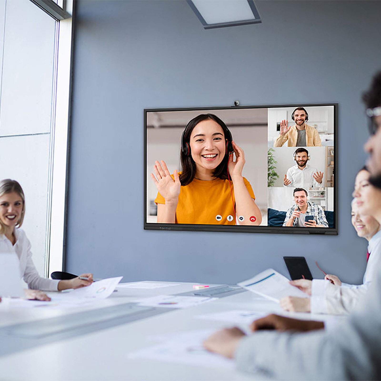 Écran interactif Newline Q+ Pro 75″ 4K — Google EDLA (TT-7523QCA+)