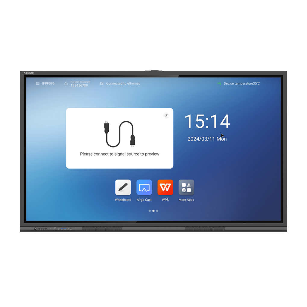 Écran interactif Newline S Pro 86″ 4K — Android 14 (TT-8623S)